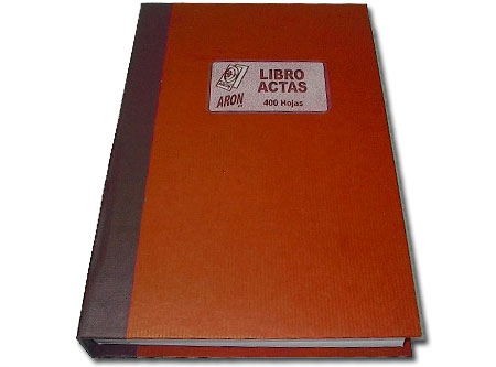  LIBRO ACTAS 400 HJ.LINEAL ARON 