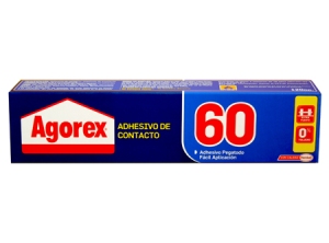  ADHESIVO CONTACTO 120 CC. AGOREX 60 ESTUCHE. 