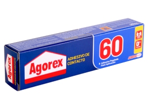  ADHESIVO CONTACTO  20 CC. AGOREX 60 ESTUCHE. 