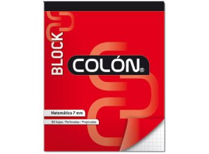  BLOCK CARTA M7 80 HJ COLON PREPICADO - PERF 