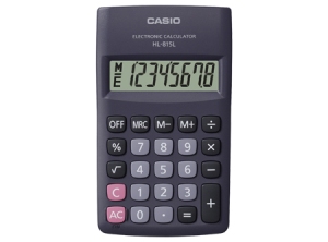  CALCULADORA BASICA BOLS. CASIO HL-815 8 DIG. 