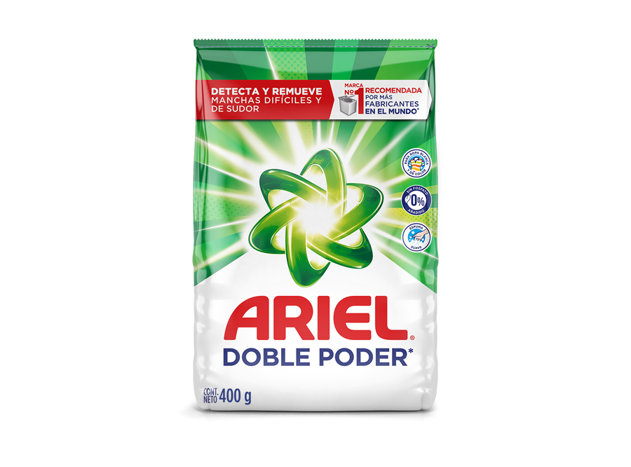  DETERGENTE POLVO  400 GR. ARIEL X 1 UN 