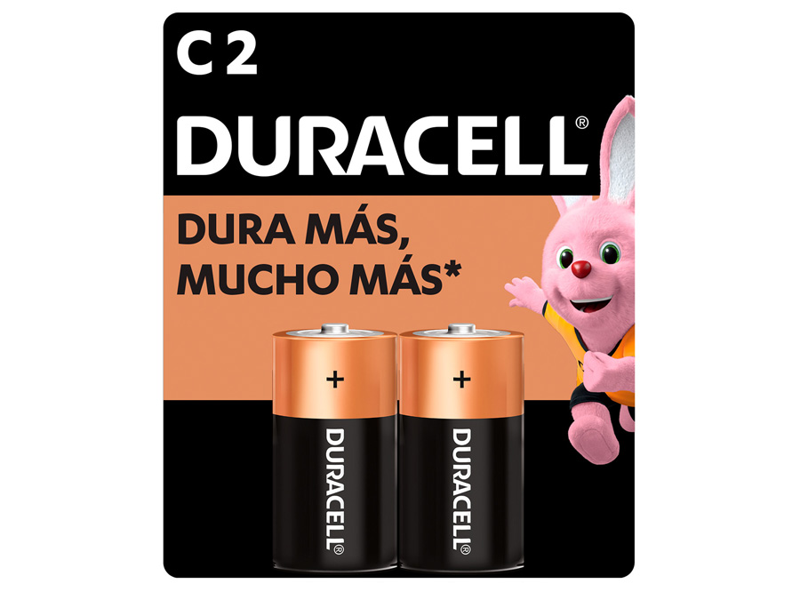  PILA ALCALINA C MEDIANA X 2 UN. DURACELL. 