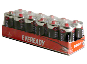  PILA CARBON C MEDIANA X 12 UN. EVEREADY 