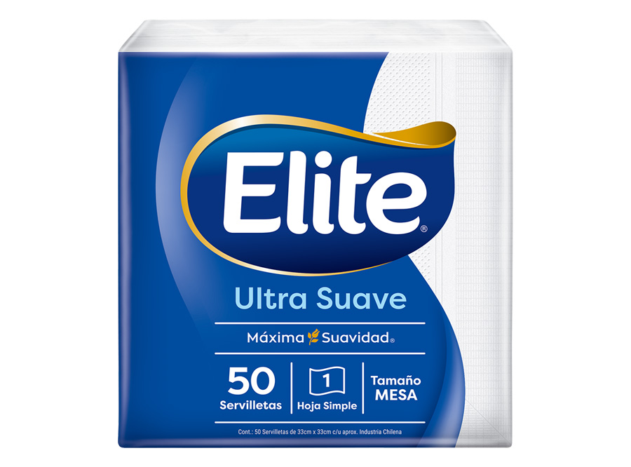  SERVILLETA MESA ELITE BLANCA X 50 UD 33X33 CMS 