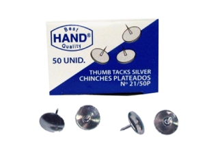  CHINCHES PLATEADOS X 50 UDS HAND 
