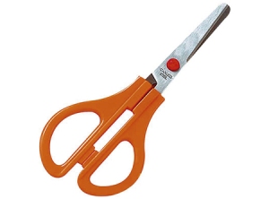  TIJERA ESCOLAR P/ROMA 10 CM PROARTE MANGO NARANJA 