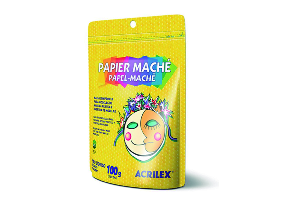  PAPEL MACHE X 100 GR ACRILEX 