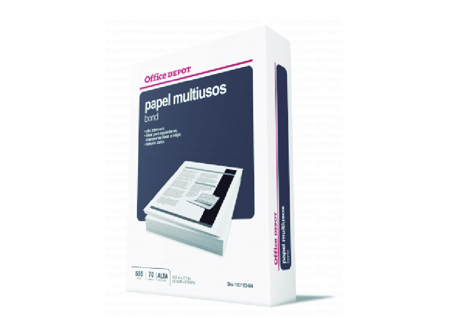  PAPEL FOTOC. CARTA 70 GR OFFICE DEPOT GREY 