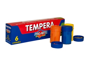  TEMPERA   6 COLORES PROARTE 