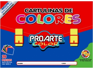  CARPETA ESC. CARTU COLOR 18 HJ PROARTE 