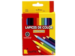  LAPIZ COLOR 12UN. CORTO HEXA.ROSS 