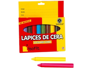  LAPIZ CERA  12 COLORES JUMBO ROSS 