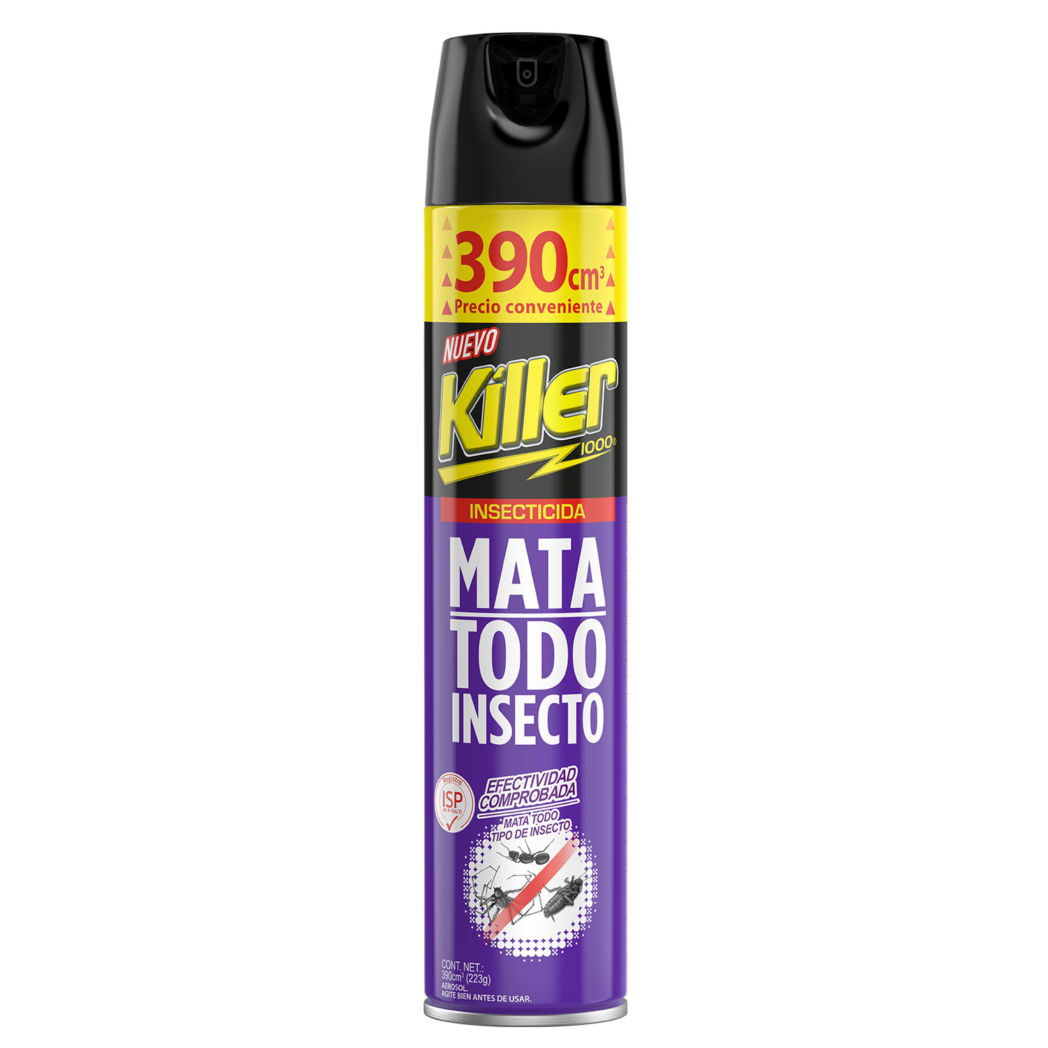  INSECTICIDA A/SOL 390 CC KILLER TODO INSECTO 