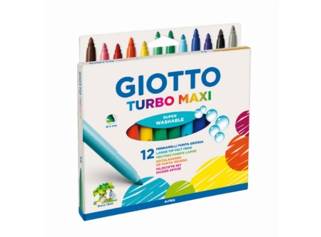  PLUMON ESCOLAR 12 COL.JUMBO GIOTTO TURBO MAXI 