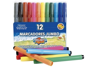  PLUMON ESCOLAR 12 COL.JUMBO PROARTE. 