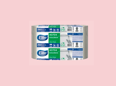  TOALLA PAPEL  2 ROLL 250 MT NATURAL ELITE H/S PLUS 