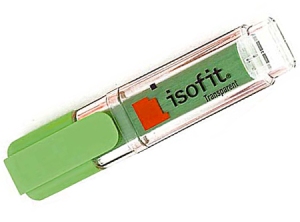  DESTACADOR VERDE ISOFIT TRANSPARENTE 