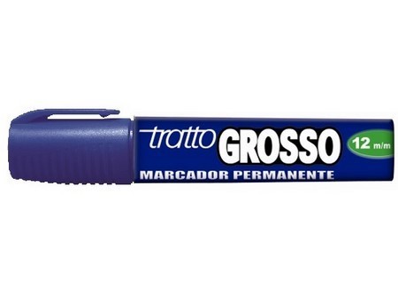  MARCADOR PERMAN.AZUL JUMBO P.BISEL. 12MM TRATTO 