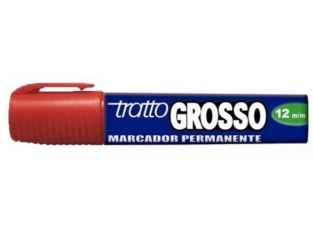  MARCADOR PERMAN.ROJO JUMBO P.BISEL 12MM TRATTO 