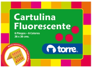  CARPETA ESC. CARTU FLUORECENTE 6 HJ TORRE 