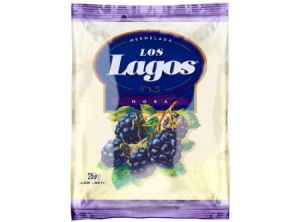  MERMELADA 250 GR LOS LAGOS MORA C/AZU SACHET 