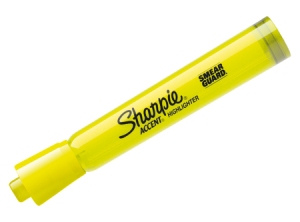  DESTACADOR AMARILLO SHARPIE C/REDONDO 