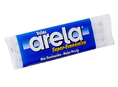  VELA  96 GR PQ X 4 UN ARELA SUPER ECONOMICA 