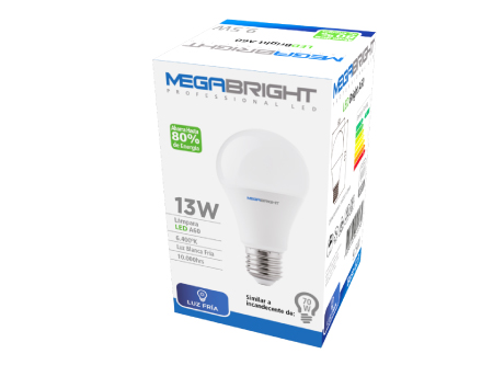  AMPOLLETA LED 13W E27 L.FRIA MEGABRIGHT 