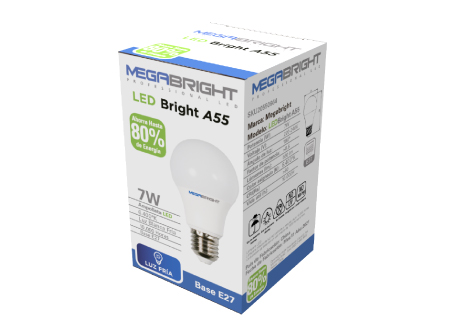  AMPOLLETA LED 9.5W  E27 L.FRIA MEGABRIGHT 