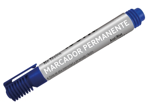  MARCADOR PERMAN.AZUL P.BISEL. ISOFIT 