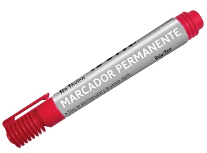  MARCADOR PERMAN.ROJO P.REDONDA ISOFIT 