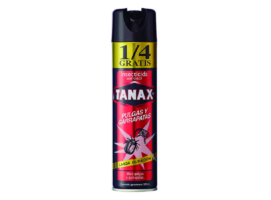  INSECTICIDA A/SOL 220 CC +1/4 TANAX PULGAS/GARRAP 