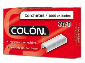  CORCHETES  26/ 6 DE 1000 COLON 