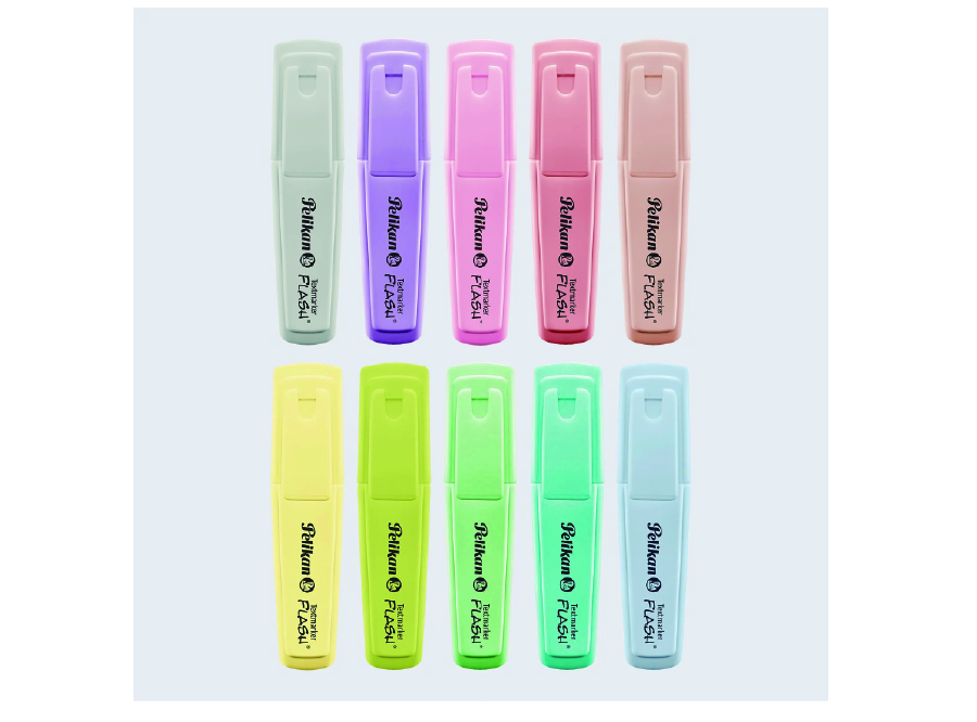  DESTACADOR PASTEL PELIKAN DP X 10 COLORES 