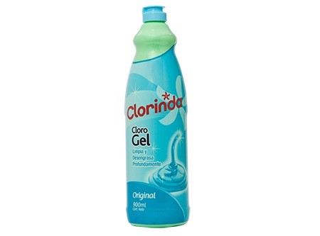  CLORO GEL  900 ML. CLORINDA 