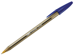  LAPIZ PASTA P.GRUESA 1.6 AZUL BIC SHIMMER X 12UN 