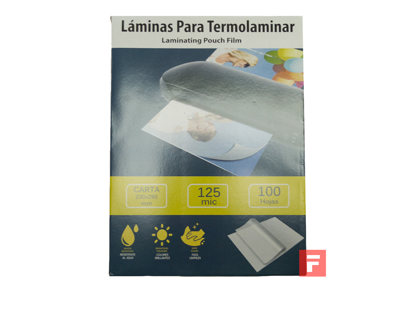  LAMINA TERMOL.T/CARTA 5 230X290 100 UN 125MC FAXON 