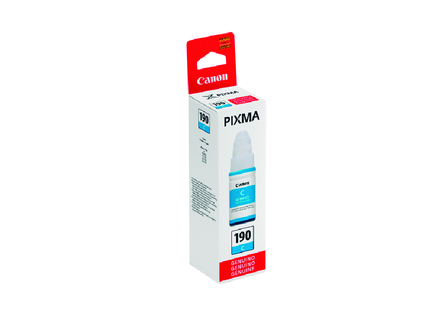  BOTELLA CANON GI-190 C PIXMA G1100/2100/3100 7000P 
