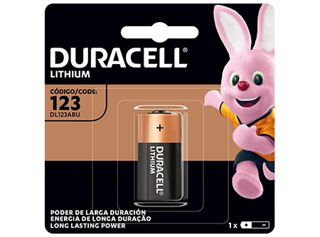  PILA LITIO 123  X 1 UN. DURACELL** 