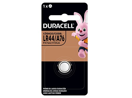  PILA ALCALINA LR44/76 X 1 UN. DURACELL 