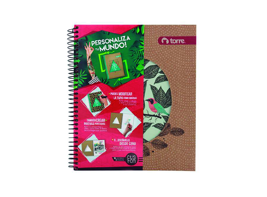  CUADERNO 1/2 OFICIO 120 HJ M5 CROQUEL TORRE 