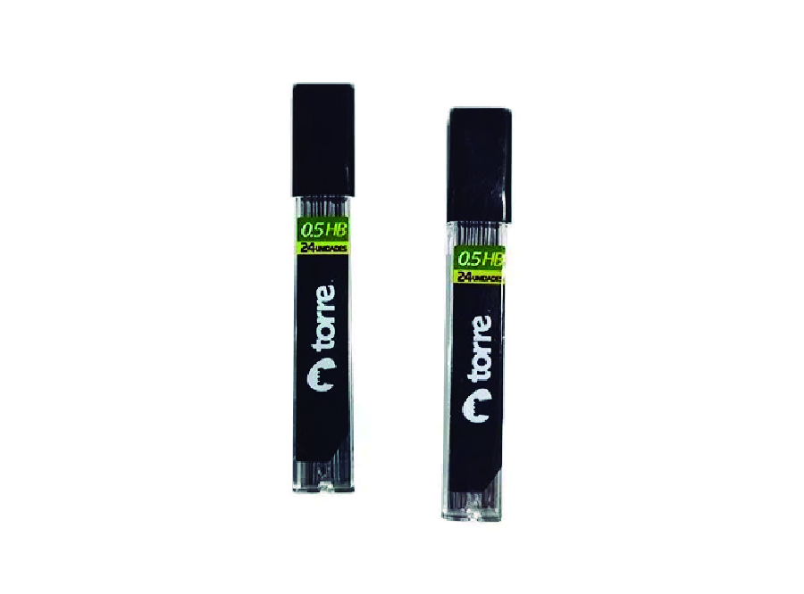  MINAS 0.5MM HB BL X 2 ESTUCHES 20 MINAS C/U TORRE 