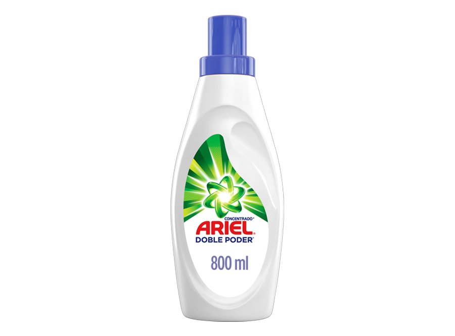  DETERGENTE LIQUIDO  800 ML ARIEL DOBLE PODER 