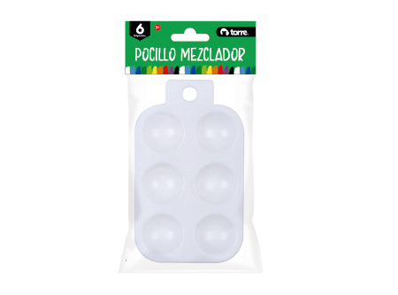  MEZCLADOR PINTURA 6 POCILLOS TORRE BLISTER 