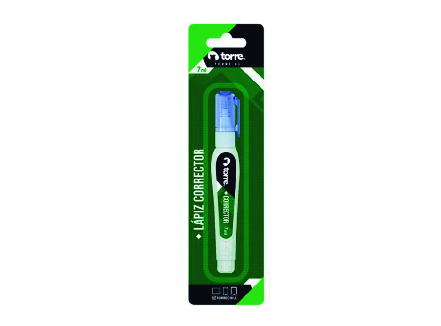  CORRECTOR LIQUIDO T.LAPIZ TORRE 7 ML 
