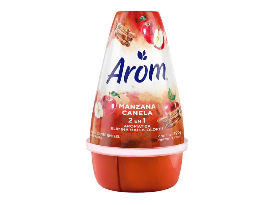  AMBIENTAL 190 GR AROM CONO GEL MANZANA CANELA 