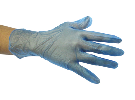  GUANTE DE VINILO TALLA  S/P C/ 100 TRESOR AZUL 