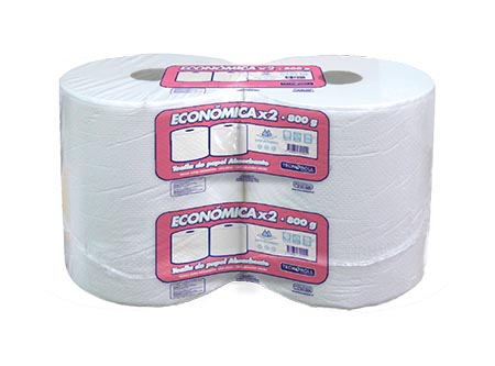  TOALLA PAPEL  2 ROLL. 150 MT TECNOROLL 