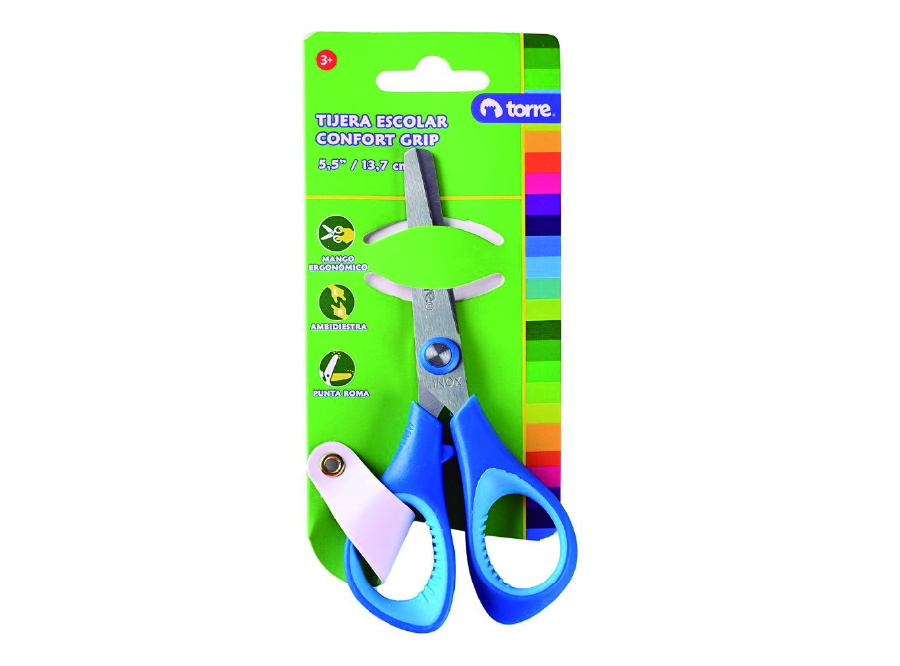  TIJERA ESCOLAR P/ROMA 13 CM TORRE AMBI DIESTRO 